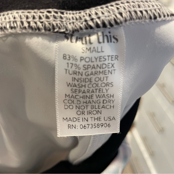 Strut This Teagan Tye-Dye High Waist Ankle Leggings - Picture 5 of 8